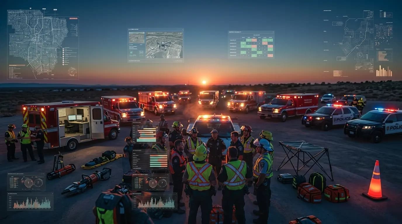 Emergency management operations dashboard
