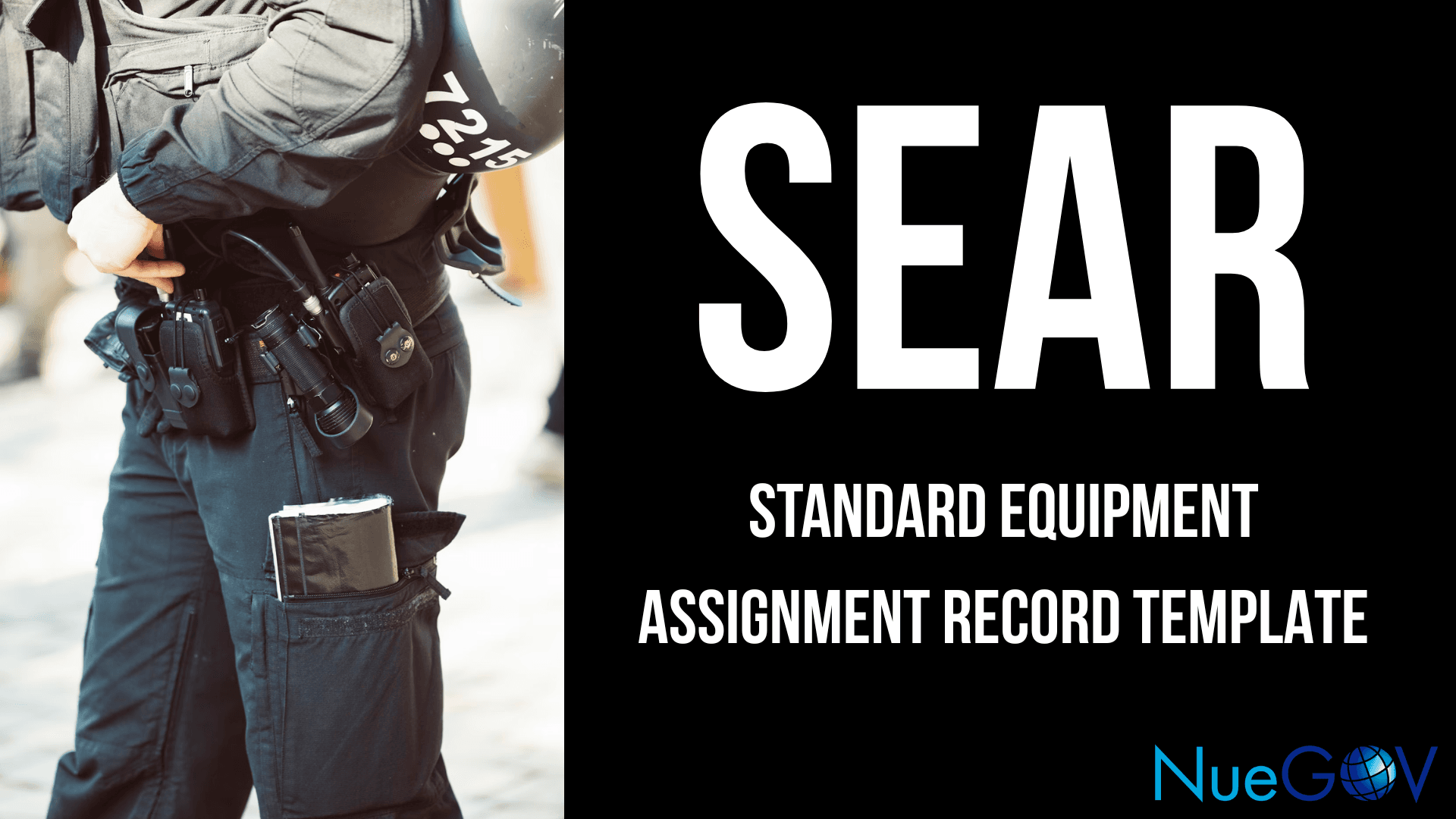 Standard Equipment Assignment Record (SEAR) | FREE Template