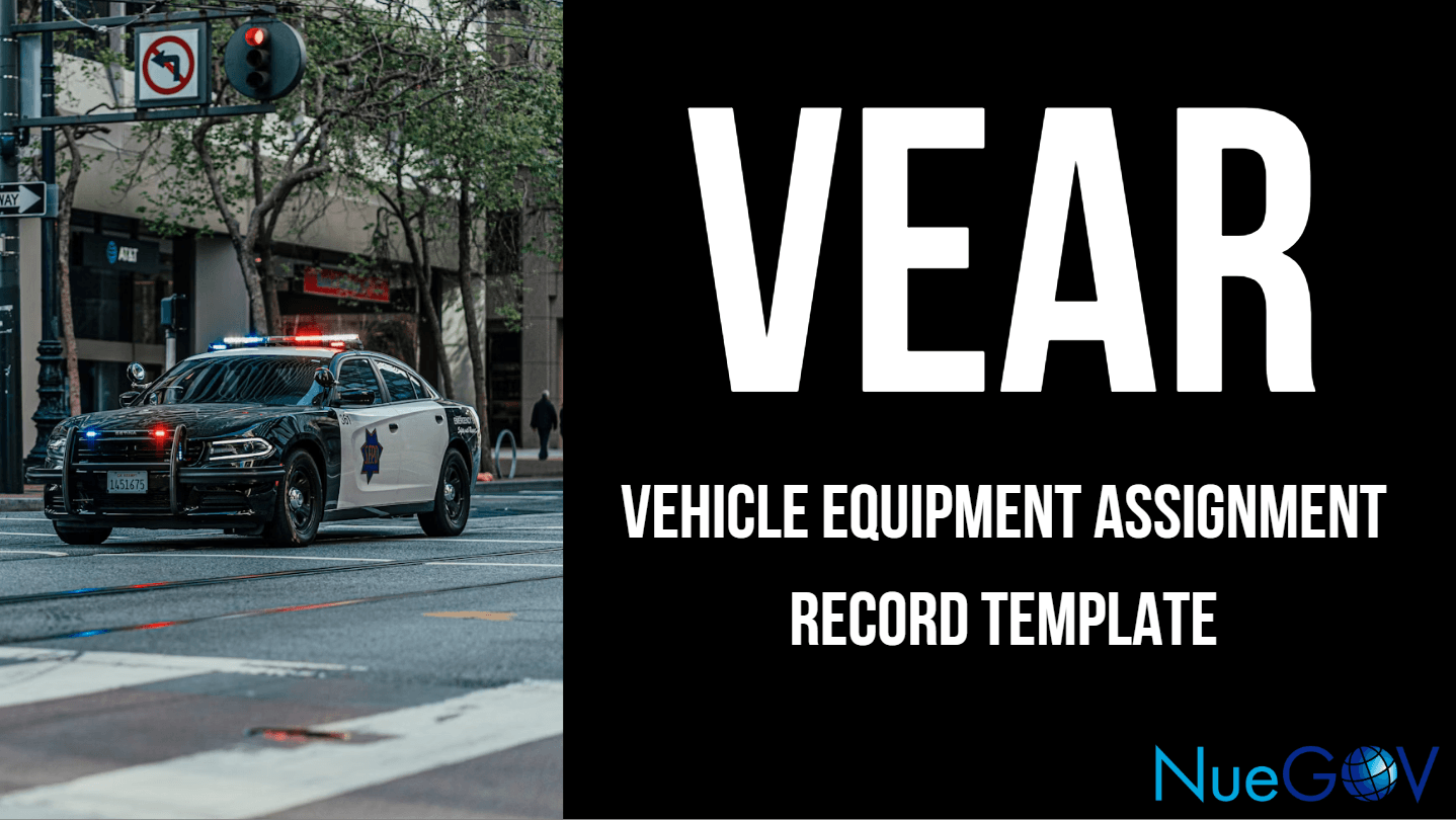 Vehicle Equipment Assignment Record (VEAR) | FREE Template